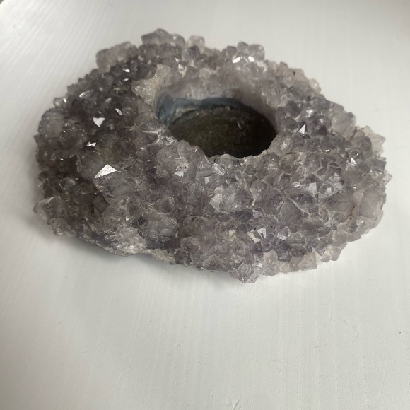 Amethyst tea light holder - Picture 3 of 6